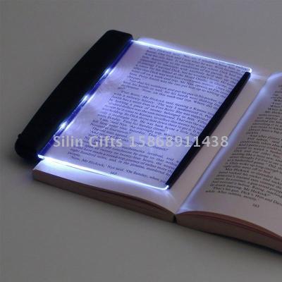 Slingifts Flat Plate LED Book Light Reading Night Light Portable Travel dormitory Led Desk Lamp Eye Protect