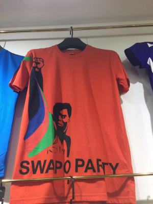 Garment factory makes printed African election t-shirts presidential election offset t-shirts namibian election t-shirts