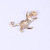 New cartoon hot - shot alloy dripping oil kitten brooch simple fashion personalized animal accessories corsage brooch