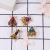 European and American new insect series personality drop oil yellow green bee brooch exquisite men and women with the same type of insect corsage