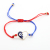 Korean  personality eye bead polyester jade line pure hand-woven bracelet manufacturers customized wholesale