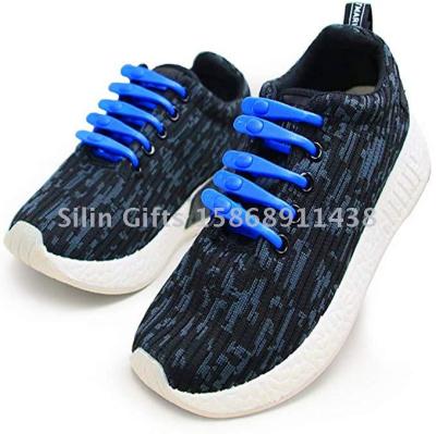 Slingifts 14pcs Set Lazy No Tie Elastic Silicone Shoe Laces Athletic Sport Shoelaces Children Adult Sneakers Strings