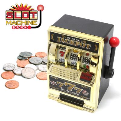 Slingifts Las Vegas Style Tabletop Slot Machine Fruit Machine Money Box Coin Bank Casino Jackpot Slot Machine Piggy Bank 