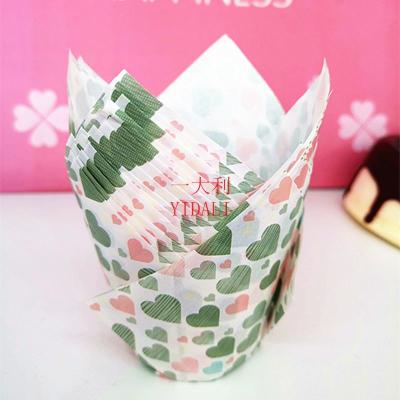 New Tulip Paper Cup High Temperature Resistant Variety Multicolor Cake Paper Cup Baking Supplies Cake Decoration