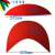 PVC empty top hat transparent sheet color PVC film thickness 35 silk red semi-transparent plastic sheet stock