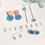 Tassel earring female suit temperament web celebrity hot style earring female versatile small fresh earrings ins Korean accessories female