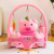 Learning chair infant safety sofa seat with bell plush toy new