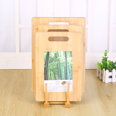 Standing Mildew-Proof Durable Household Bamboo Wood Bamboo Chopping Board Kitchen Chopping Board Fruit Rolling Chopping Board Knife Chopping Block