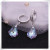S925 New Silver Needle Korean High-End Temperament Baroque Pearl Zircon Long Ear Threads Earrings Eardrops