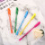 0.7mm ballpoint pen color printing plastic gift pen advertising pen office students ballpoint pen