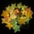 Cracked five-pointed star string Christmas decoration dormitory 3 meters 20 lights LED star lights