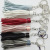 Korean creative gift leather tassel handmade car key chain ladies bag pendant key chain jewelry