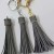 PU instrument leather hot drilling tassel pendant noctilucent instrument tassel mobile phone key ring hanging accessories