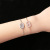 Chemzircon crystal bracelet female Korean edition simple personality personality with student bracelet sen department bracelet