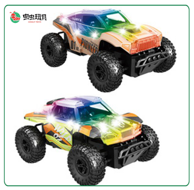 Light remote control off-road vehicle model toy children educational charging electric remote control 4x4 climbing off-road vehicle