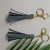 PU instrument leather hot drilling tassel pendant noctilucent instrument tassel mobile phone key ring hanging accessories