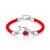 Year of the dog new red rope transfer bracelet set diamond money dog Year bracelet female jewelry wholesale