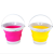Silicone folding bucket telescopic bucket receiving bucket fishing bucket cleaning bucket washing car cleaning supplies