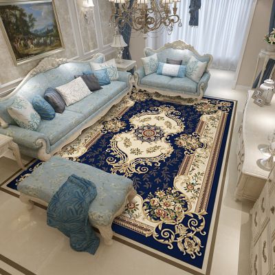 European-style sitting room non-slip carpet bedroom full shop sofa Nordic carpet family room American tea table mat custom