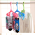 Creative multi-function wind fastener 8 clip socks drying plastic clothes rack small clothing rack
