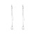 Korean web celebrity new style tassel earrings female retro move stud asymmetrical versatile long earrings pendant earrings