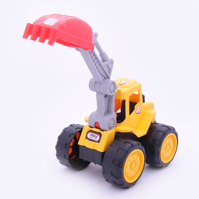 The Children 's beach toy car large construction truck bulldozer excavator bucket truck model boy