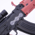 Children's electric toy gun AK47 submachine gun Children's music gun props electric toy gun light