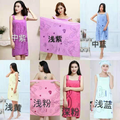 100 change bath skirt microfiber printed beach towel 80*135cm exported to Thailand