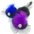 Korean celebrity children 's hair accessories lovely gauze diamond feather 5.5 cm bowler hat hairpin edge clip