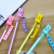 Japanese and Korean Creative New Cartoon Rabbit Pendant Gel Pen Transparent Pen Holder Gel Pen Student Studying Stationery Wholesale