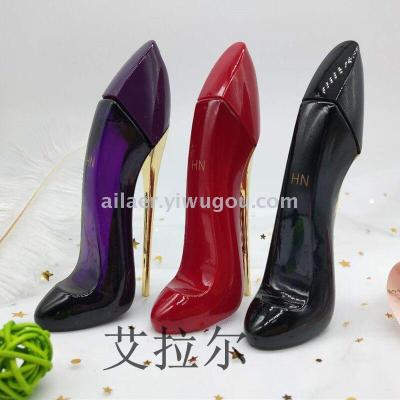 Creative high - heeled women 's perfume with 30 ml lemon fragrance and long - lasting elegant perfume for private parts