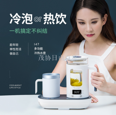 Life elements I47 health pot 0.6l mini multifunctional glass tea boiling machine electric hot and cold kettle