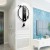 Nordic style clock wall clock living room modern simple quiet clock personality creative fashion household quartz clock