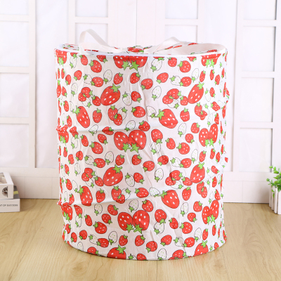 Baby Dirty Clothes Storage Bag Clothes Blue Dirty Clothes Basket Laundry Basket Household Foldable Storage Net Bag Storage Basket