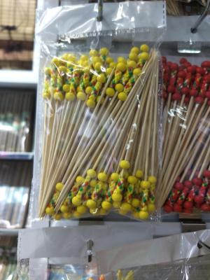 Pure natural fruit bamboo stick, healthy and environmental protection,