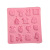 Regular polygon sugar mold liquid silicone mold diy cake mold lettering chocolate baking tool