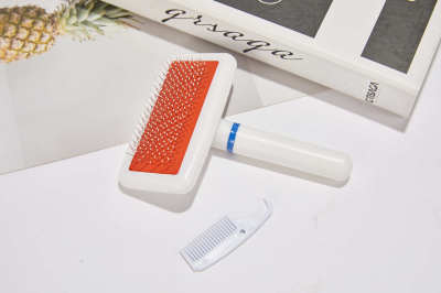 Manufacturers direct sale pet comb promotion white air bag needle comb brush Manufacturers wholesale