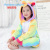 Children's one-piece pajamas stars sky horse flannel cartoon animals boys and girls home clothes