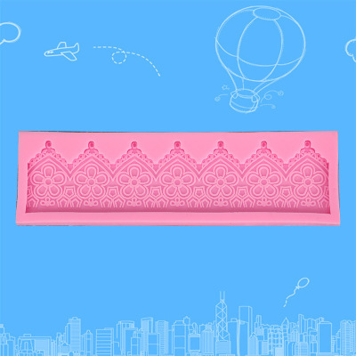 Support custom-made cake turning sugar mold lace type cake lace pattern silicone mold diy baking tools