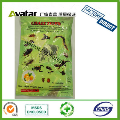 CRAZY TIGER Bugs Insecticide Powder Killer Bed, the manufacture