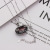 S925 pure silver retro Thai silver double fish lock necklace simple and versatile fashion valentine's day gift popular in Japan and South Korea