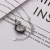 S925 pure silver vintage garnet gourd necklace simple and versatile fashion valentine's day gift Japan and South Korea popular accessories