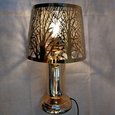 Wrought iron lamp,