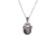 S925 pure silver vintage garnet lucky cat necklace simple and stylish valentine's day gift from Japan and Korea