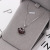 S925 pure silver retro Thai silver lucky cloud lock necklace simple and versatile fashion valentine's day gifts Japanese and Korean accessories