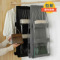 New transparent bag receiving bag hanging bag household wardrobe hanging cloth dust-proof bag dormitory wall hanging bag