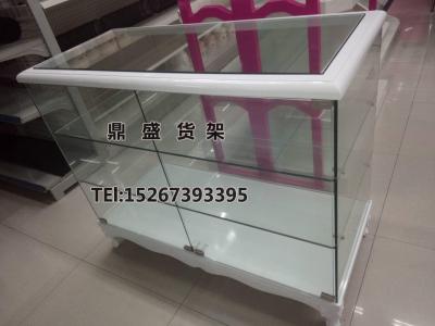 Lacquer counter glass display rack aluminum display rack