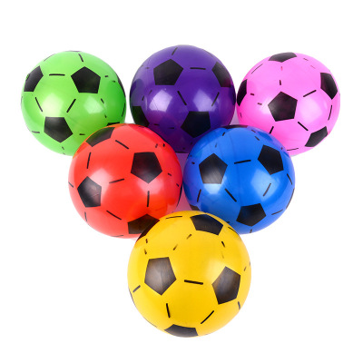Manufacturers direct new inflatable ball PVC material patted ball children's toy ball spray flower ball spray flower football