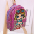 Bright pink bag mini cute key chain bag bag bag unicorn surprise LOL pendant change purse