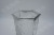 Manufacturers direct 25cm high six - edge glass vase transparent painted glass vase lace